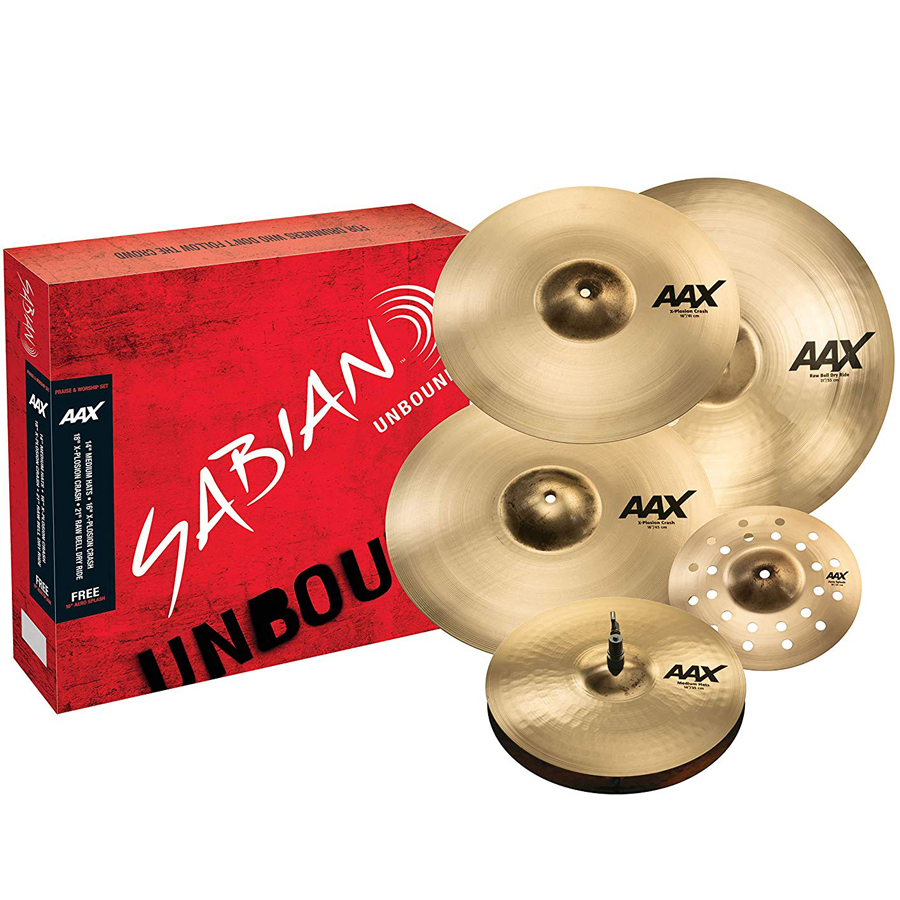 Sabian AAX Praise and Worship Cymbal Set Nottingham Drum Centre
